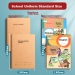 Dr. Dolly 22k20+2 pages English book Beijing primary school student homework book large plus four lines and three grids English book junior high school high school English notebook 10 books [must-have for school] - Image 6