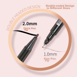 Deli ballpoint pen oil pen 0.7mm bullet tip press pen ballpoint pen office supplies black 60 pieces/box 6506 - Image 3