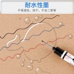 Jin Wannian marker pen large double-headed oily signature pen marker pen logistics black large-head pen (10 pieces) K-0918-001 - Image 8