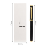 Deli (deli) high-value business metal signature pen office study neutral pen ballpoint pen gift box imported ink writing smooth S86 - Image 6