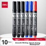 Deli (deli) simple press gel pen refill press signature pen refill 0.38mm full needle head black 20 pieces/box A880