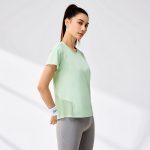 361° short-sleeved T-shirt women's spring and summer quick-drying clothes round neck printing breathable loose sports casual wear 662424115-6 - Image 4