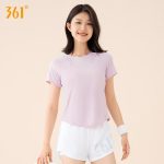 361° sports fitness yoga tops for women spring and summer running short-sleeved T-shirts high-value quick-drying yoga clothes - Image 4
