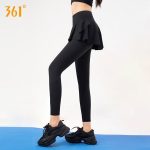 361° Swim Trunks Men's Boxer Fake Two-piece Anti-embarrassment Professional Training Large Size Loose Quick-drying Hot Spring Swim Trunks - Image 5