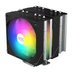 AOCT6FB/93 Black CPU Air Cooling Radiator Big Frost Tower (/Dual Tower 6 Heat Pipes/Nickel Plating Process/PWM Temperature Control/Hydraulic Silent/Support Multi-Platform/TDP230W) - Image 2