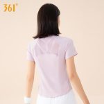 361° sports fitness yoga tops for women spring and summer running short-sleeved T-shirts high-value quick-drying yoga clothes - Image 6