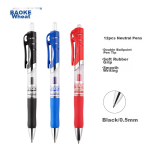 BAOKE MP2927 refillable thick head logistics pen oily marker big head pen black 10 pieces/box - Image 3