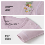 Classic Teddy Classic Teddy Children's T-shirt Boys and Girls Sports Long Sleeve Moisture Absorbent Quick Drying Antibacterial Clothes Spring Tender Pink 140 - Image 2