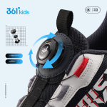 361° Boys Running Shoes for Middle and Large Children Children's Sports Shoes Breathable and Comfortable Spring and Autumn Running Shoes Black 38 - Image 4