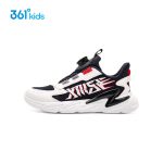 361° Boys Running Shoes for Middle and Large Children Children's Sports Shoes Breathable and Comfortable Spring and Autumn Running Shoes Black 38 - Image 5