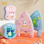 [Lowest price on the whole network] Sakura SAKURA transparent examination pencil case with double zipper, simple male and female students with large capacity high school entrance examination pencil case with candy color, small fresh waterproof pencil case - yellow - Image 7