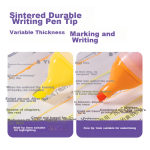 Jin Wannian Marker Single Head Oily Logistics Special Pen - Black (10 pieces) G-0902-001 - Image 4