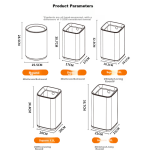 BUBM suitcase protective cover waterproof luggage bag straps 26 inch thick travel dust cover trolley case transparent case cover