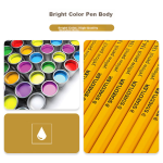 Dianshi pen rotating neutral pen high value 0.5mm bullet black pen student exam brush pen office signature pen 0194 [Galaxy Space Capsule] black rod single pack - Image 5