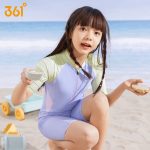 361° children's swimsuit girls swimsuit one-piece large and medium-sized children students teenagers hot spring swimsuit - Image 3