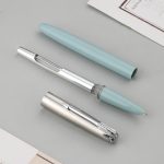 HERO [Children's Day Gift] Fountain Pen Classic 007 Dark Green Dark Tip Iridium Fountain Pen Ink Pen Student Single Pack F Tip - Image 4