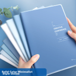 M&G stationery B5/64 sheets of plastic cover notebook notebook high-value error book middle school student postgraduate entrance examination diary indigo dyed 4 books APYSL59Q - Image 4