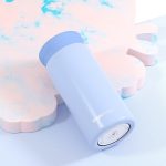 Angelamiao mini thermos cup female student cute portable water cup 316 stainless steel small pocket cup 200ml blue - Image 8