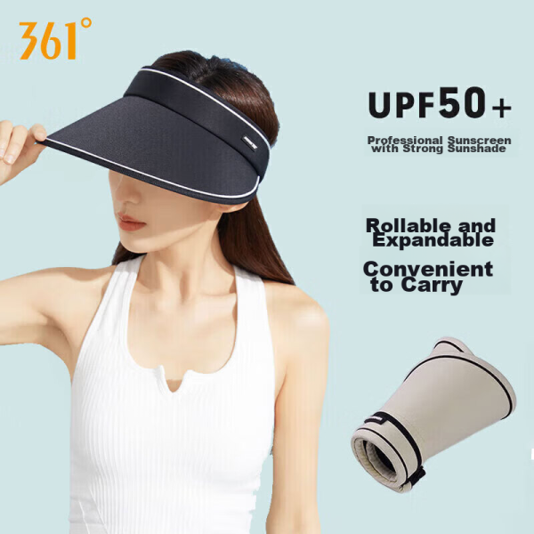 361° sun protection hat for women with open top for outdoor sports cycling fitness sports anti-ultraviolet sun hat