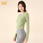 361° Yoga Clothes Women's Tops 2024 New Long Sleeve Fitness Clothes Autumn and Winter High-end Pilates Sports Tops Women - Image 7