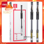 Deli thick head large capacity huge write erasable whiteboard pen office teaching meeting student stationery easy to write and erase three times the writing ink volume 8 pieces/box SK520 blue - Image 2