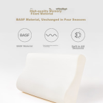 8H memory foam pillow deep sleep cervical pillow ergonomic with pillowcase slow rebound memory pillow H1PRO - Image 4