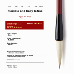 [Essential for back to school] Zhonghua DaDa series hexagonal rod children's writing pencil art painting student office HB pencil rainbow eraser head 6201-2 HB 12 pieces/box - Image 3