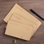 Jinlongxing No. 5 kraft paper envelope post office standard envelope bag invoice receipt document bag information bag office supplies letter paper invoice salary bag envelope bag 100 pieces/pack 8286 - Image 7