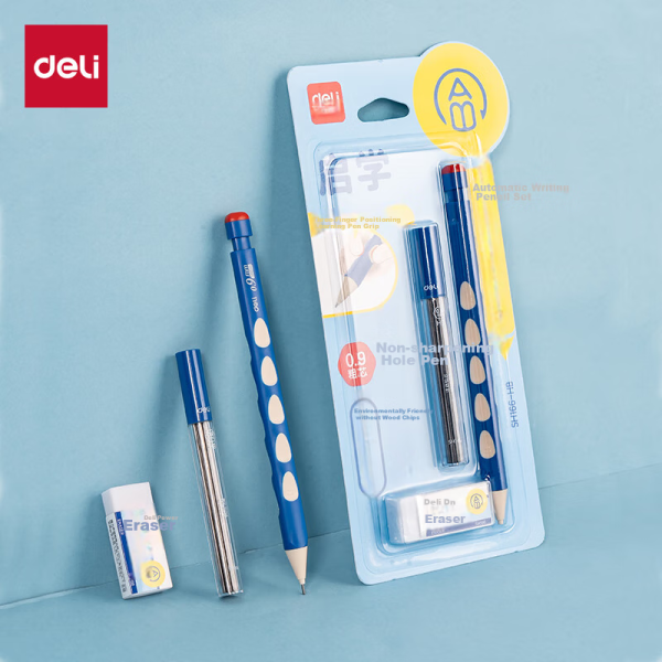 Deli Lianzhong Sanyuan exam quick-drying gel pen 0.5mm uncapped full needle carbon black student signature pen brush pen exam pen 12 pieces/box V70