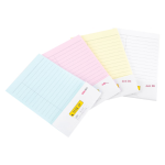 Deil 12 books 480 pages horizontal line sticky notes color notes / sticky notes / self-adhesive message pad (102*152mm) office supplies 21527 - Image 3