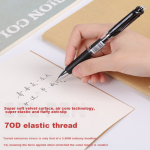 [A must-have for back-to-school] TANGO multi-function pen holder five-grid office supplies storage box simple desktop storage box white 1 piece - Image 4