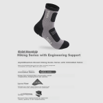 ALPINT MOUNTAIN Elmont outdoor hiking socks men's professional mountaineering socks CoolMax socks thick quick-drying breathable sports socks - Image 3