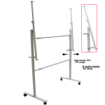 AUCS whiteboard shelf writing board mobile bracket green board blackboard white class bracket bracket advertising board display board blackboard newspaper outdoor publicity board stretchable universal Shelf-2 - Image 3