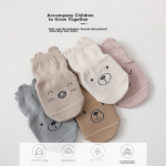 9i9 baby floor socks spring and autumn baby socks non-slip toddler socks cool combed cotton loose mouth 5 pairs 0-1 years old A90 - Image 5