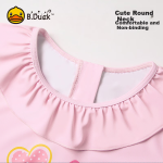 B.Duck little yellow duck children's shoes children's slippers boys and girls baby home indoor sandals children's hole shoes 5902 pink 28 - Image 2