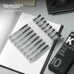[Essential for school] Ujia error book for junior high school and high school students, special mathematics and English, full set of correction books for postgraduate entrance examinations, elementary school Ebbinghaus memory notebook, thick black - Image 10
