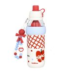 BABLOV Huabansen thermos cup for women, high-value, large-capacity, cute water cup for students and children, tea and water separation straw cup - Image 6