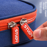 [Lowest price on the entire network] Shuxing 5-layer super large capacity transparent pencil case for junior high school girls ins style Japanese style high-value girls elementary school students simple high school students middle school students pencil case pencil case multi-layer stationery bag - Image 6
