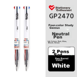 Deli black double-headed 0.5mm/1.2mm oily marker pen office logistics express conference signature pen marker pen student children art hook pen 12 pieces/box P06824