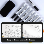 Snow White PVR-157 straight liquid ballpoint pen bullet type bold neutral pen student signature pen sketch special black 0.7mm 12 pieces/box - Image 4