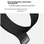 CangHua Applicable to OnePlus Watch 2 Universal watchX/4pro watch strap set Milanese strap + magnetic silicone strap + woven strap + storage bag - Image 3