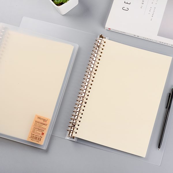 [Lowest price on the entire network] ujia loose-leaf notebook stationery business office notepad thickened detachable leather meeting record book high-value diary customizable black