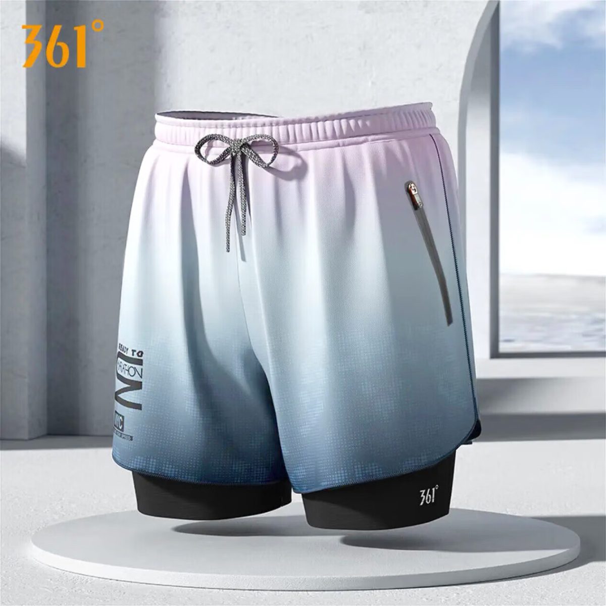 361° men's tpe yoga mat men's fitness mat wolf head student beginner sports training mat lengthened and widened - Image 1