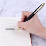 Deli 0.5mm/1.2mm small double-headed marker pen signature pen hook pen conference pen marker pen children's student 12 pieces/box black 6823 - Image 8