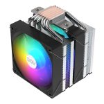 AOCT6FB/93 Black CPU Air Cooling Radiator Big Frost Tower (/Dual Tower 6 Heat Pipes/Nickel Plating Process/PWM Temperature Control/Hydraulic Silent/Support Multi-Platform/TDP230W) - Image 8