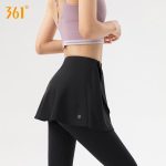 361° yoga pants cover skirt to prevent exposure one-piece outer wear sports hip-covering skirt short skirt yoga skirt cover running cover skirt