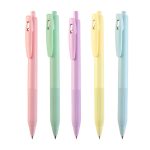 NUSIGN neutral pen German creative design rotating core black signature pen frosted feel ink 0.5mm bullet lagoon blue single NS552 - Image 4