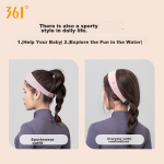 361° Yoga Headband Women's Running Sports Sweat Absorbent Antiperspirant Belt Anti-Sweat Fitness Headband Headband Hair Sweat Guide Belt - Image 8