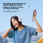 CangHua headphone adapter Type-c to 3.5mm audio converter charging and listening to music two-in-one PD60W fast charging voice call converter Huawei Xiaomi Honor mobile phone - Image 4
