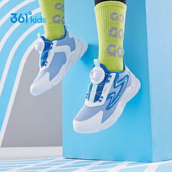 361° children's shoes children's sports shoes 24 autumn boys and girls children's lightweight rebound knob casual shoes purple 30